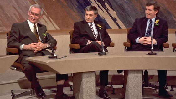 Richard McIlkenny, Paddy Joe Hill and Gerard Hunter on The Late Late Show (1991)