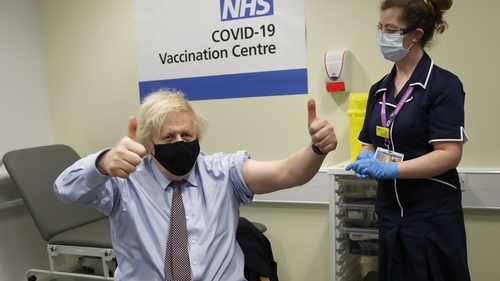 Boris Johnson got his vaccine at St Thomas' Hospital in central London