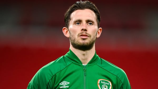 Alan Browne's last Ireland appearance was in the friendly against England at Wembley last October