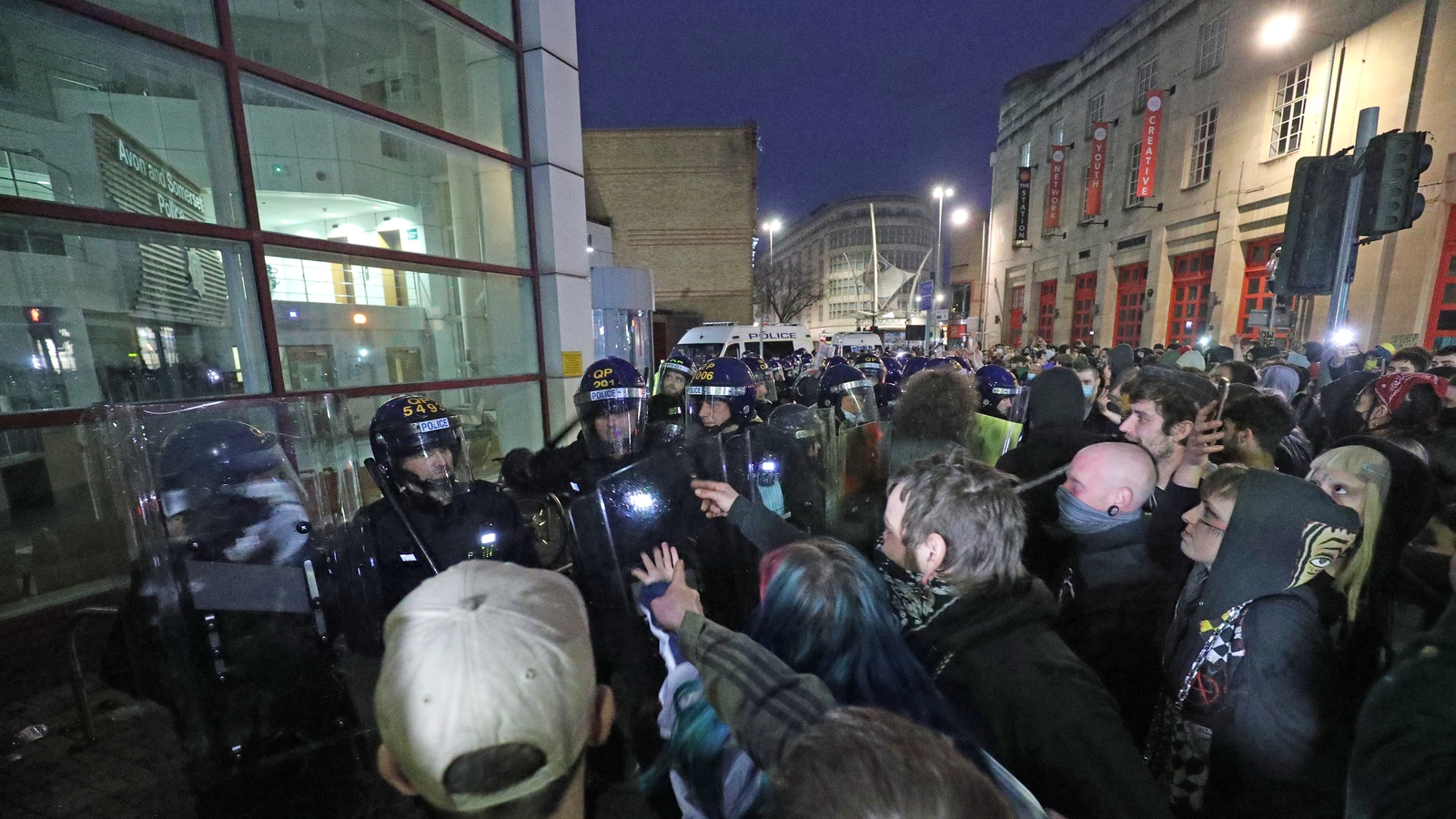 Seven Arrested After Kill The Bill Protest In Bristol