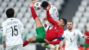 Ronaldo had eight attempts on goal