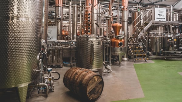 The inner workings of Ballykeefe Distillery
