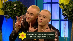 Jedward shaved their heads on last night's Late Late Show