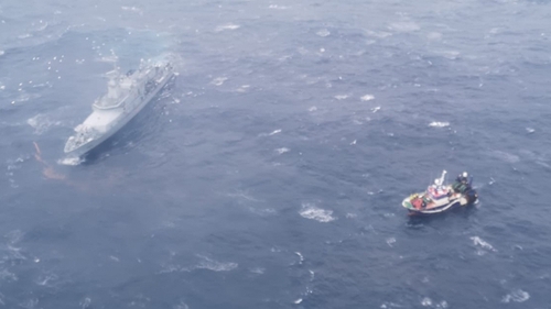 7 trawler crew members winched to safety off Cork coast