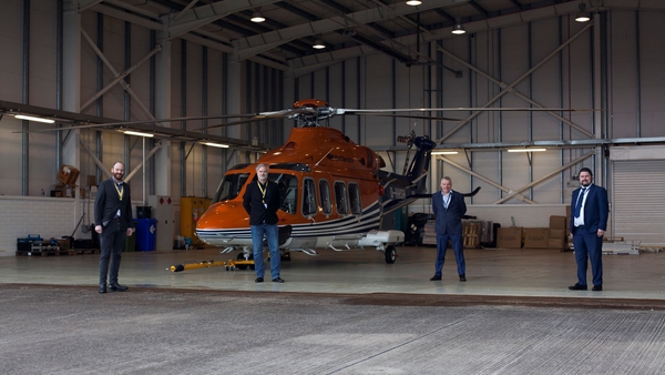 A Leonardo AW139 helicopter will be based at the airport