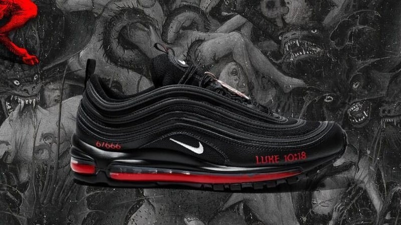 satanic nike air max