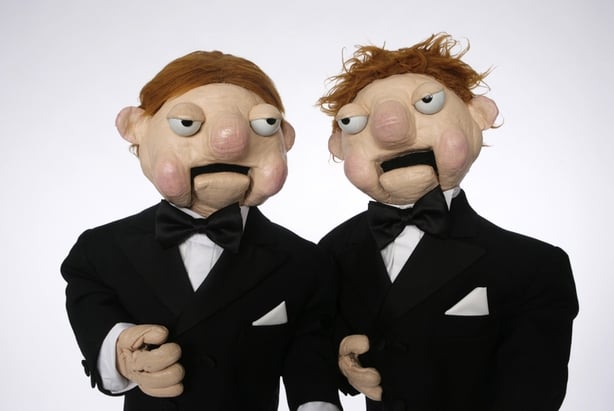 Podge (left) and Rodge in a shot taken for the RTÉ Guide in October 2006. Photo by John Cooney (RTÉ Photographic Archive)