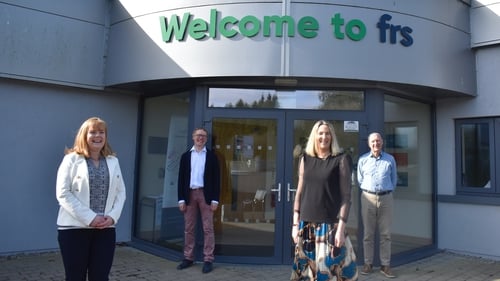 Siobhan Dooley, Financial Controller FRS Network, Colin Donnery, General Manager FRS Recruitment, Hannah Wrixon, Founder of Get the Shifts and Peter Byrne, CEO FRS Network