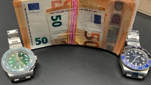 Cash Rolex watches and car seized by garda in Cork