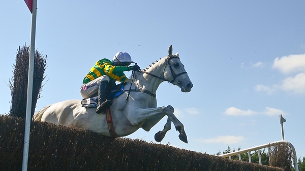Elimay clears the last en route to winning at the Fairyhouse Easter Festival