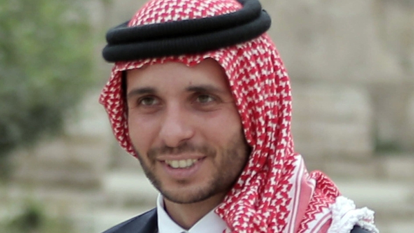 Hamzah (pictured here in 2015) is the eldest son of late King Hussein and his American wife Queen Noor