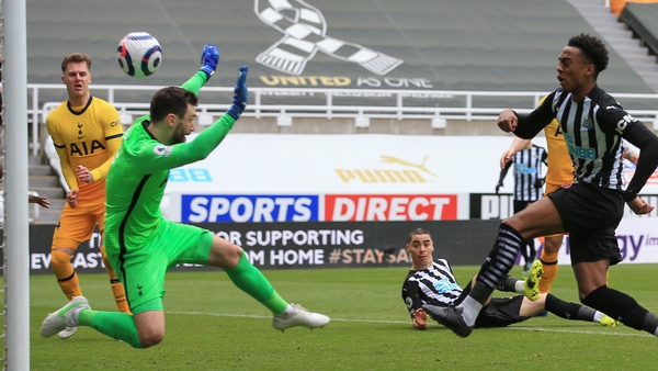Joe Willock scored a late equaliser for Newcastle
