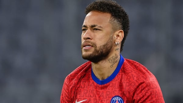 Neymar currently plays for Paris St Germain