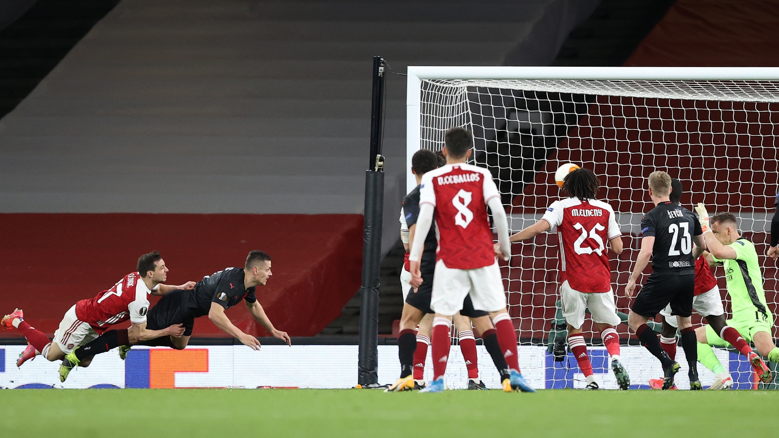 Arsenal 1-1 Slavia Prague – Europa League quarter-final, first leg