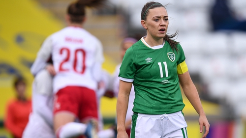 Katie McCabe showed her quality in the second half of the Denmark defeat