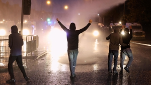 Rioting in Belfast