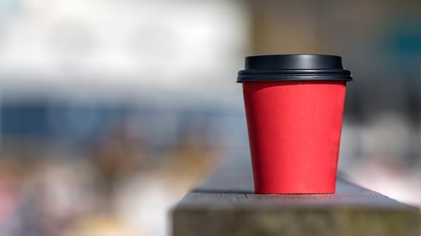 One of the 'monumental amount' of disposable coffee cups thrown out in Ireland every year