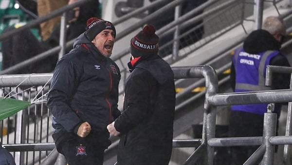 Filippo Giovagnoli is coach and Shane Keegan 'team manager' at Dundalk