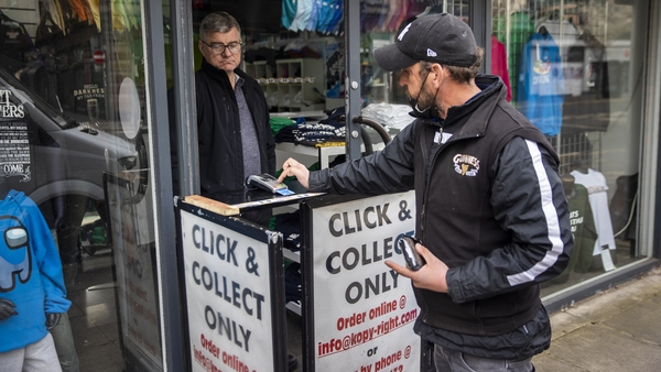 Click-and-collect services for non-essential retail resumed earlier this week