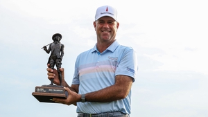 Stewart Cink carded two birdies and a bogey in his final round to ease to his eighth tour victory