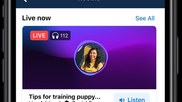Facebook expects Live Audio Rooms to be available to all users by the middle of this year