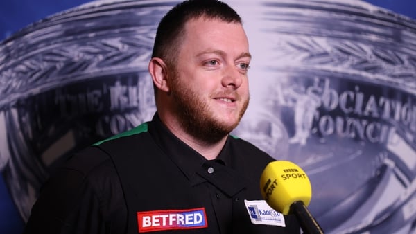 Mark Allen was full of praise for Barry Hearn after his first round win