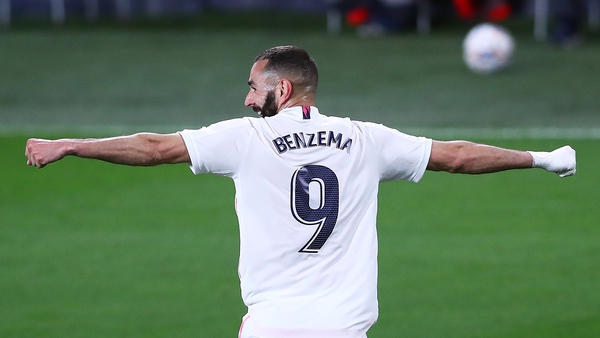 Benzema hit a brace for Real Madrid