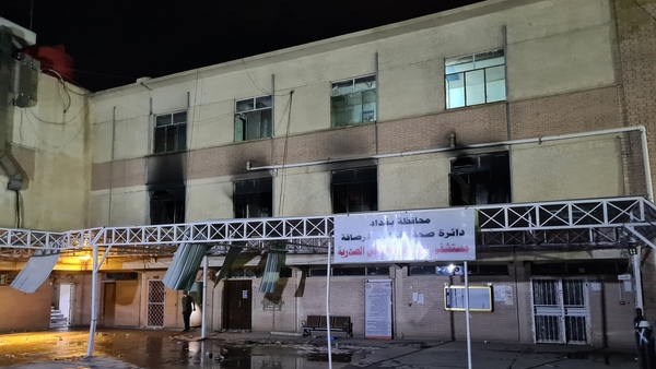 Fire spread quickly through the ICU at the hospital