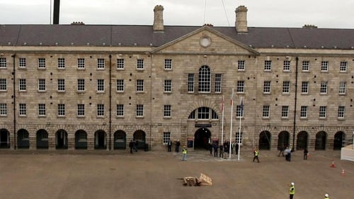 Collins Barracks was recently used for a large outdoor gathering (File pic)