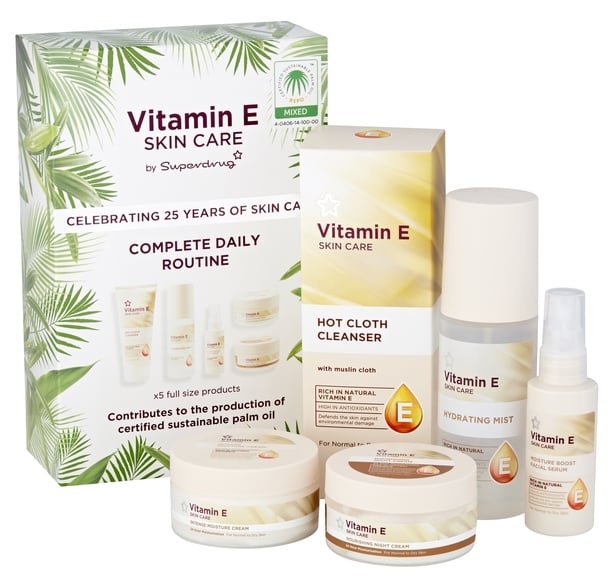 Superdrug Vitamin E 25th Birthday Skincare Set