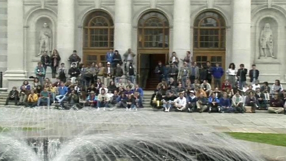 Photo Journalists at Government Buildings (1991)