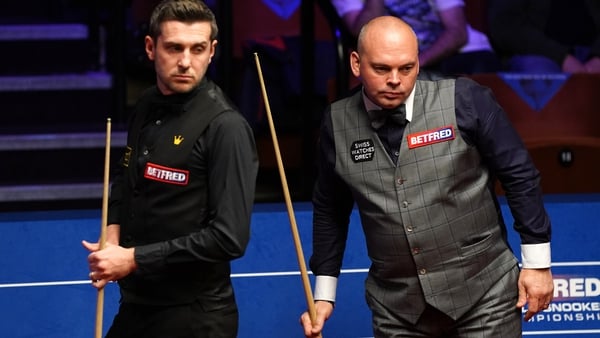Selby and Bingham must come back tonight to finish their semi-final.