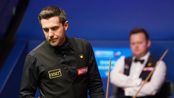 Mark Selby holds a three-frame lead heading into Monday evening's session