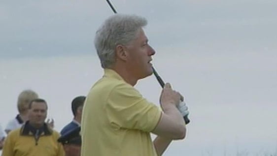 Bill Clinton in Ballybunion, Co. Kerry (2001)