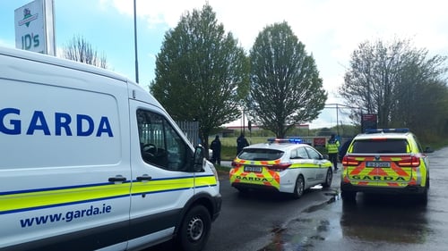 Gardaí say they were at the scene to support the local authority in serving the court order