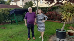Ned and Rita Buckley pictured in their garden in Co Meath
