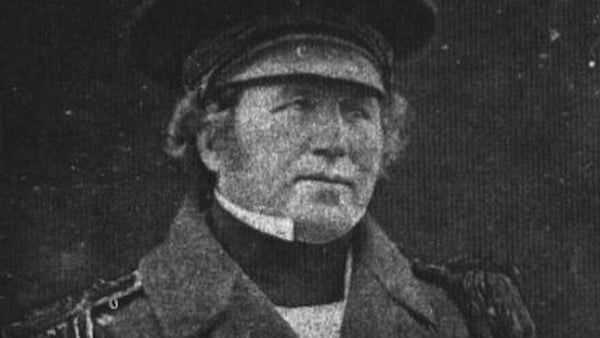 Captain Francis Crozier, the subject of Icebound in the Arctic