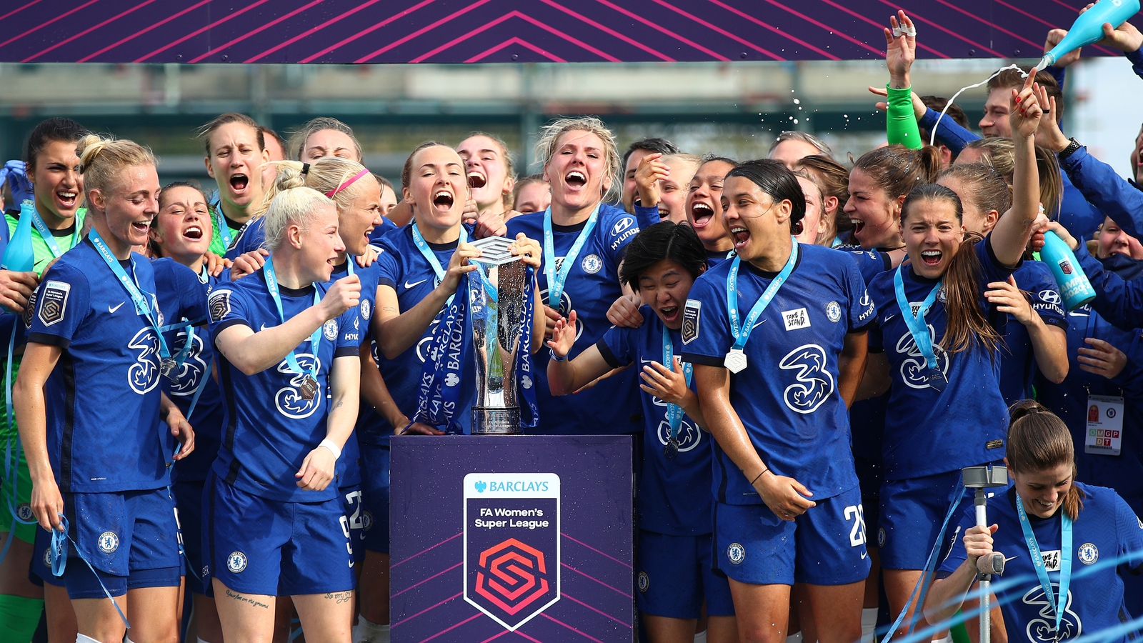WSL Dominant Chelsea secure league title in style