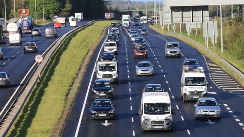 New CSO figures show that car traffic volumes at the end of August are still 12% lower than the same time in 2019 (Pic: RollingNews.ie)