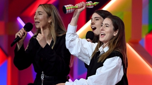 Haim were just thrilled to pick up the award for Best International Band