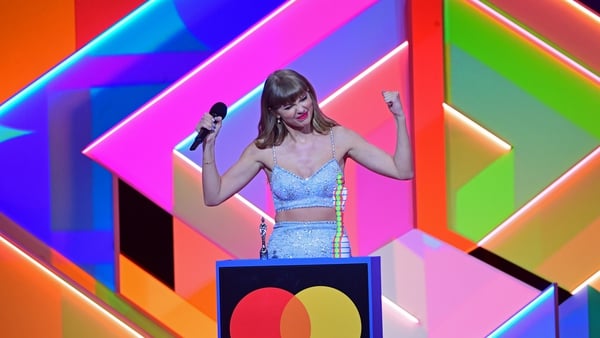 Taylor Swift made history as the first female artist to win the Global Icon award