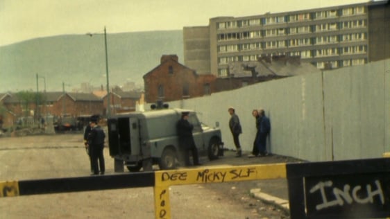 Divis Flats in Belfast, 1981.
