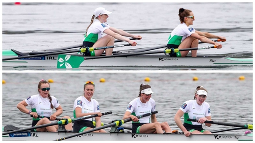 Top: Aoife Casey and Margaret Cremen. Bottom (L to R): Aifric Keogh, Eimear Lambe, Fiona Murtagh and Emily Hegarty.