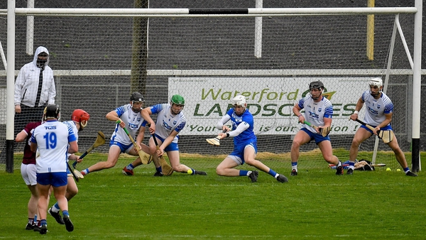 Waterford keep out a Westmeath goal attempt