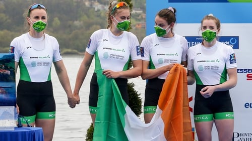 The Irish women's four team are off to Tokyo