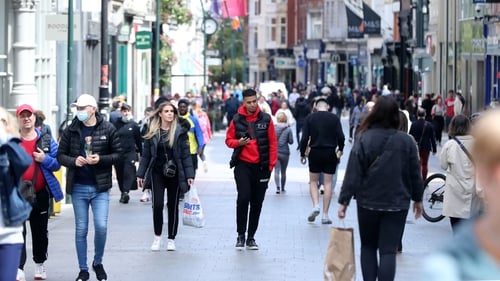 Shoppers in Dublin as non-essential retail opened across the country