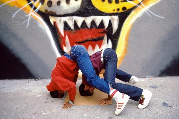 Rocksteady Crew in Harlem, 1983 (Janette Beckman/Design Museum/PA)