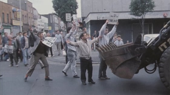 Dublin Corporation bin workers strike, 1986.
