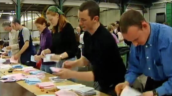 Counting Ballots at the RDS in the Nice Treaty, June 2001