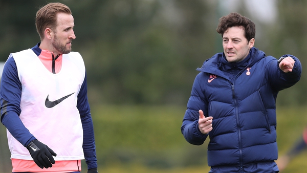 Ryan Mason (right) says Harry Kane will start against Aston Villa on Wednesday